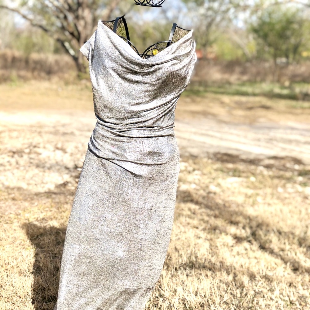 Formal Dress Silver